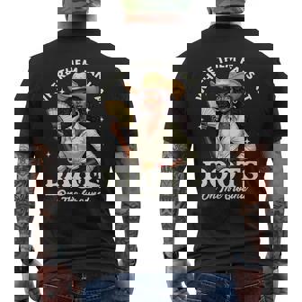 Boots On The Ground Melanin Cowgirl Junenth Men's T-shirt Back Print | Mazezy