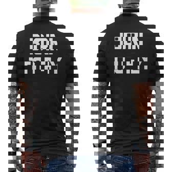 Born To Fly T-shirt imprimé au dos - Cadeauxyz