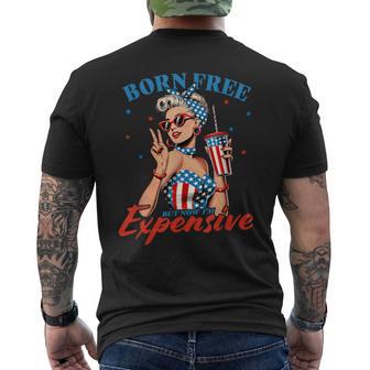 Born Free But Now I'm Expensive Men's T-shirt Back Print - Thegiftio UK