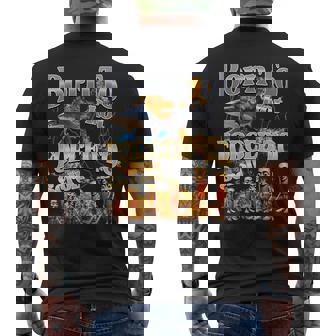 Born To Rot 強制スクロールされた面白いイタリアンブレインロットミーム メンズTシャツ バックプリント - Kawaiitshirt