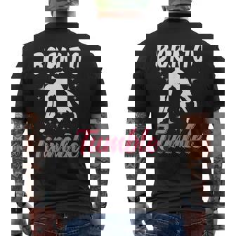 Born To Tumble おもしろアクロバット 体操 体操 メンズTシャツ バックプリント - Kawaiitshirt