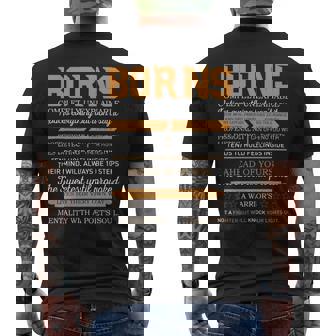 Borns Completely Unexplainable Notices Everything But Won’T Say It Name Men's T-shirt Back Print - Seseable