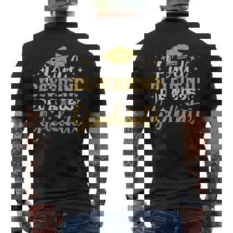 Boyfriend Senior 2025 Proud Of A Class Of 2025 Graduate Men's T-shirt Back Print - Thegiftio UK