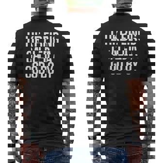Brain Rot I Like Being Called A Good Boy Men's T-shirt Back Print - Monsterry