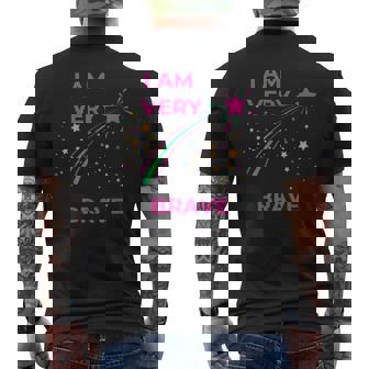 Bravery Presenthootingtar I Am Brave メンズTシャツ バックプリント - Kawaiitshirt