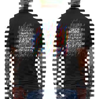 Broken Crayons Can Still Color Mental Health Awareness Men's T-shirt Back Print - Thegiftio UK