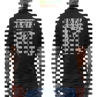 Brooklyn Est 1932 New York Usa Urban メンズTシャツ バックプリント - Kawaiitshirt