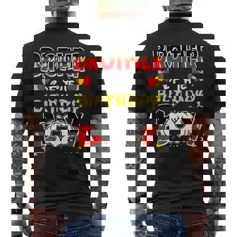 Brother Of The Birthday Boy Family Party Decor Matching Men's T-shirt Back Print - Thegiftio UK