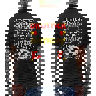 Brother Of The Birthday Boy Family Party Decor Matching Men's T-shirt Back Print - Thegiftio UK