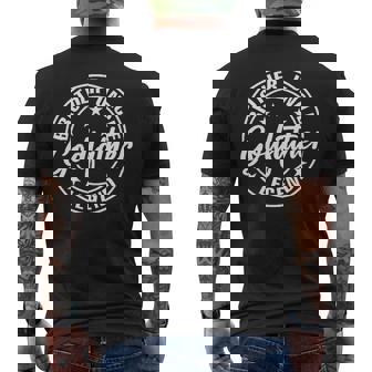 Brother Uncle Godfather Legend Happy Father's Day Papa Dad Men's T-shirt Back Print - Monsterry