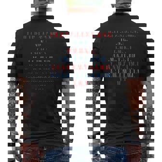 I Have Brought Peace Abbreviated Letters Men's T-shirt Back Print - Monsterry