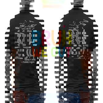 Bruh We Out Assistant Principals Last Day Of School Men's T-shirt Back Print - Monsterry