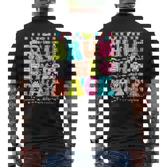 Bruh We Back Paraprofessional Back To School Men's T-shirt Back Print - Thegiftio