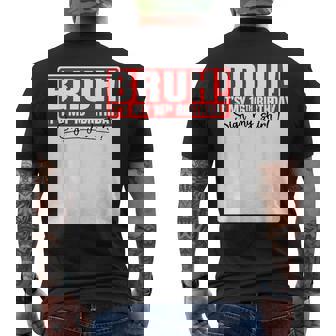 Bruh It's My 16Th Birthday Sign My 16 Year Old Bday Men's T-shirt Back Print | Seseable UK