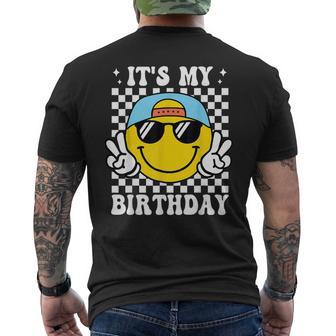 Bruh It's My Birthday Smile Birthday For Boys Men's T-shirt Back Print - Thegiftio UK