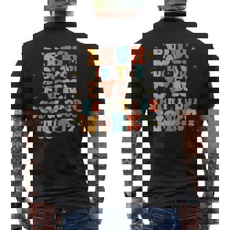 Bruh おもしろい数学の先生、自分の作品も見せてくれたの？ メンズTシャツ バックプリント - Kawaiitshirt