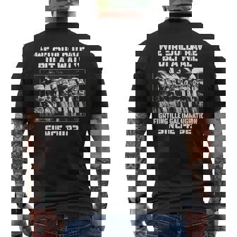 We Should Have Built A Wall Fighting Illegal Immigration Men's T-shirt Back Print | Mazezy
