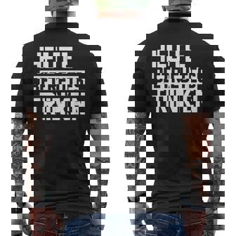 Bulgarien 21 22 Heute Betreutes Trinken T-Shirt mit Rückendruck - Geschenkecke