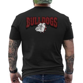 Bulldogs Back To School Spirit M Men's T-shirt Back Print - Thegiftio UK