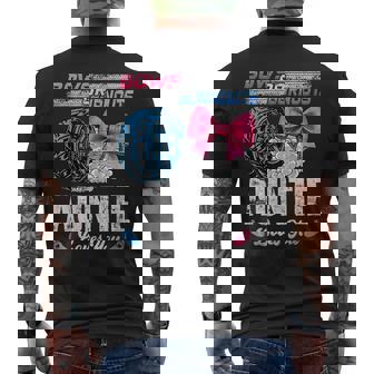 Burnouts Or Bows Your Auntie Loves You Gender Reveal Men's T-shirt Back Print - Thegiftio