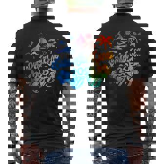Cabo San Lucas Mexico 2025 Tie Dye Vacation Souvenir Group Men's T-shirt Back Print - Thegiftio UK