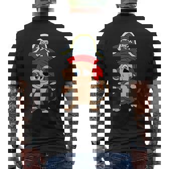 Cache-Œil Pirateinge Marin Équipage Bateau Trésor T-shirt imprimé au dos - Cadeauxyz