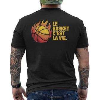 Cadeau Basketball Ballon Passionnés De Basket C'est Laie T-shirt imprimé au dos - Cadeauxyz