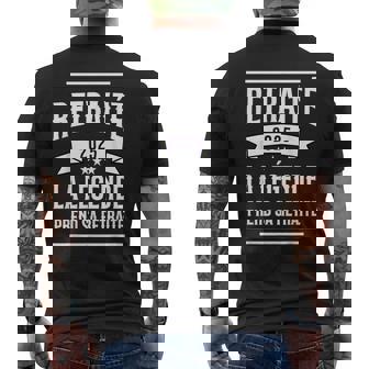 Cadeau Départ Retraite Homme Humour Légende Retraité 2025 T-shirt imprimé au dos - Cadeauxyz