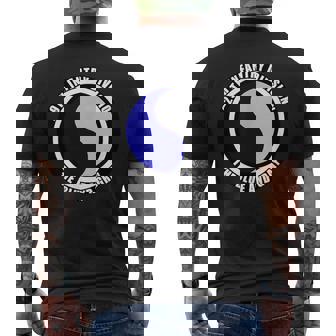 Cadeauétérinaire Bleu Et Gris De La Garde Nationale De La 29E Division D'infanterie T-shirt imprimé au dos - Cadeauxyz