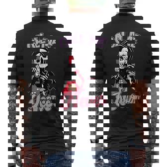 Calle Me Never アンチバレンタインデー メンズTシャツ バックプリント - Kawaiitshirt