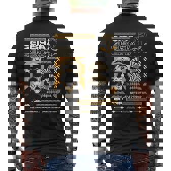 Camisa Japonesa Geisha Asiática Camiseta Hombre Estampado Espalda - Regaloses