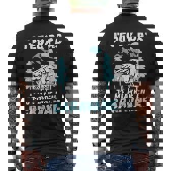 Camping Humour Camper Je Peux Pas Je Me Barre En Caravane T-shirt imprimé au dos - Cadeauxyz