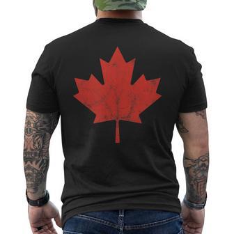 Canadian Flag Intage Canada Camiseta Hombre Estampado Espalda - Regaloses