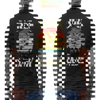 Canard Papa Canard Colvert Chasseur Papa Chasseur Amoureux T-shirt imprimé au dos - Cadeauxyz