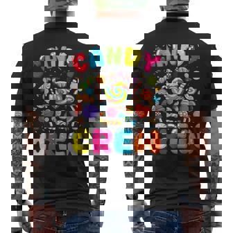 Candy Crew Sweetie Candy Squad Halloween Costume Men's T-shirt Back Print - Monsterry