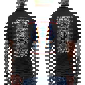 Cappuccino Assassino Brainrot Italian T-shirt da uomo con stampa posteriore - Novitaregali