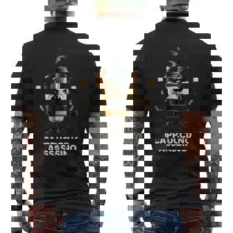 Cappuccino Assassino Italiano Brainrot Bambini Ragazzi Gen Z Uomini T-shirt da uomo con stampa posteriore - Novitaregali