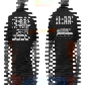 Capybara Capibara メンズTシャツ バックプリント - Kawaiitshirt