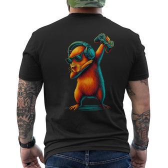 Capybara Video Games Capybara Men's T-shirt Back Print - Thegiftio UK