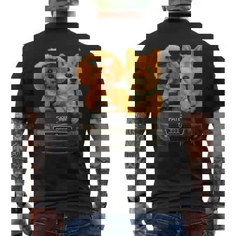 Car Dog メンズTシャツ バックプリント - Kawaiitshirt