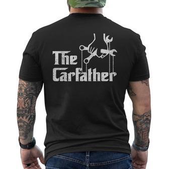 The Carfather Car Guy Classic Car Lover Fathers Day Men's T-shirt Back Print - Thegiftio UK