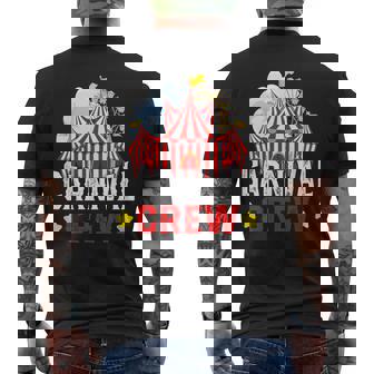 Carnival Crew Circus Staff Costume Circus Theme Party Men's T-shirt Back Print | Mazezy