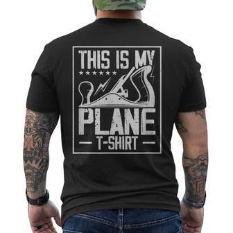 Carpenter Saying Carpentry Carpenter Woodworker Men's T-shirt Back Print - Thegiftio UK