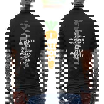 I Carrot All About You 面白い 野菜しゃれ 野菜愛好家 メンズTシャツ バックプリント - Kawaiitshirt