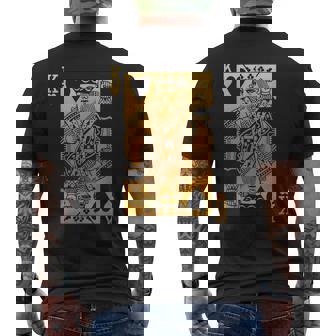 Carte King Of Hearts T-shirt imprimé au dos - Cadeauxyz