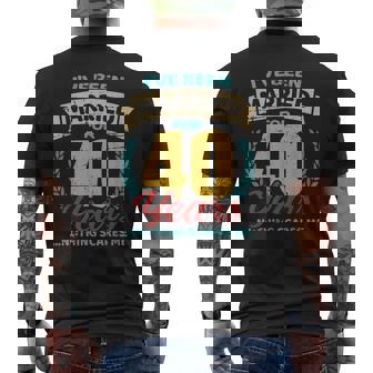 Casado Por 40 Años 40 Aniversario De Bodas Camiseta Hombre Estampado Espalda - Regaloses