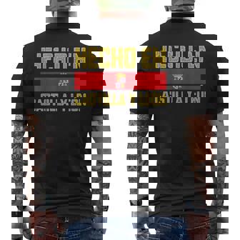 Castilla Y Leon Bandera Hecho En Castilla Y Leon Camiseta Hombre Estampado Espalda - Regaloses