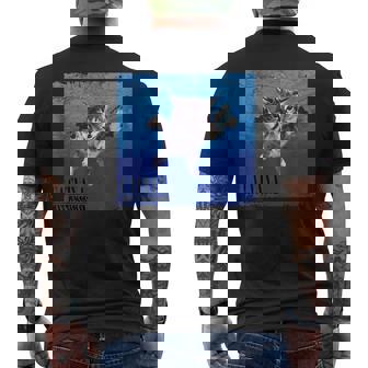 Cat Nevermind 子猫ニャーパロディ 面白い猫 動物好き メンズTシャツ バックプリント - Kawaiitshirt