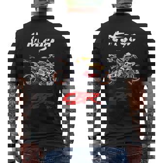 Cbr Motocicleta Motocicleta Carreras De Carretera Ciclista Bicicleta Deportiva Pc37 Camiseta Hombre Estampado Espalda - Regaloses