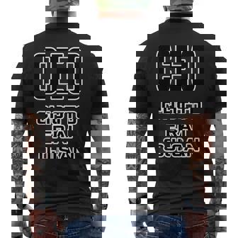 Ceo《Chotto Erai Ojisan ちょっとえらい おじさん》最高経営責任者【変なtシャツ屋さん】英語 面白い メンズTシャツ バックプリント - Kawaiitshirt